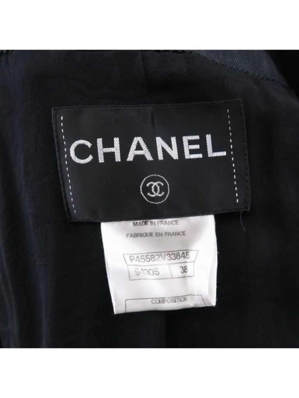 Chanel Coat Black